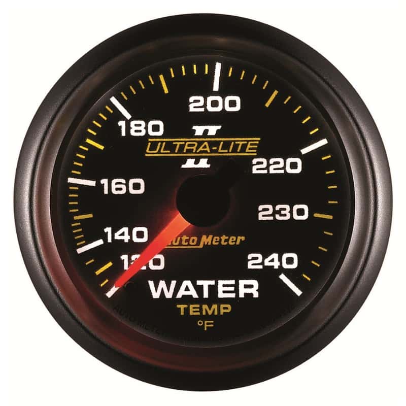 AutoMeter — Autometer Ultra-Lite II 52mm 120-240 Deg F Mechanical Water Temp Gauge
2-1/16" WATER TEMP, - view 9