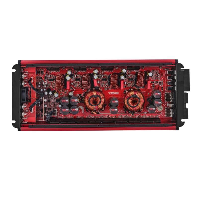 DS18 — DS18 4-Channel Class-D Amp Stereo Full-Range 4 x 400 W RMS at4 ohm- Red - view 5