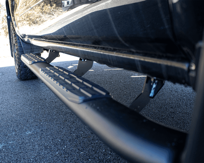 Fishbone Offroad — Fishbone Offroad 15-22 Ford F150 Extended Cab Oval Side Steps - Black Textured - view 7