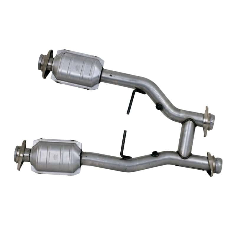 BBK — BBK 96-04 Mustang 4.6 GT / Cobra Short Mid H Pipe w Catalytic Converters 2-1/2 For Long Tube Headers
ExhstCrossoverPipe
Exhaust Pipes - view 3