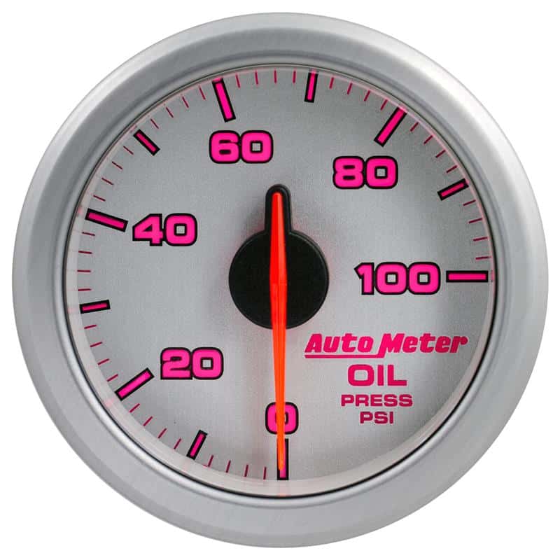 AutoMeter — Autometer Airdrive 2-1/6in Oil Pressure Gauge 0-100 PSI - Silver
GA 2" OILP ARDRV SLV - view 7