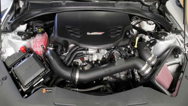 K&N Engineering — K&N 16-17 Cadillac ATS-V 3.6L V6 Twin Turbo Performance Intake Kit
Air Intake System - view 4