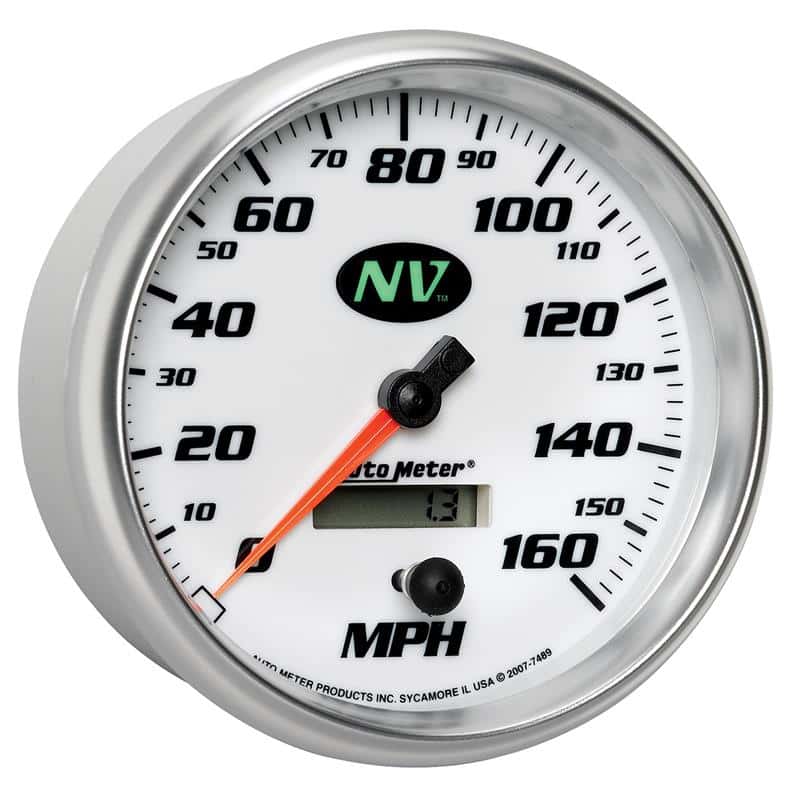 AutoMeter — AutoMeter Gauge Speedometer 5in. 160MPH Elec. Programmable NV
5" SPEEDO, 160 MPH, - view 6
