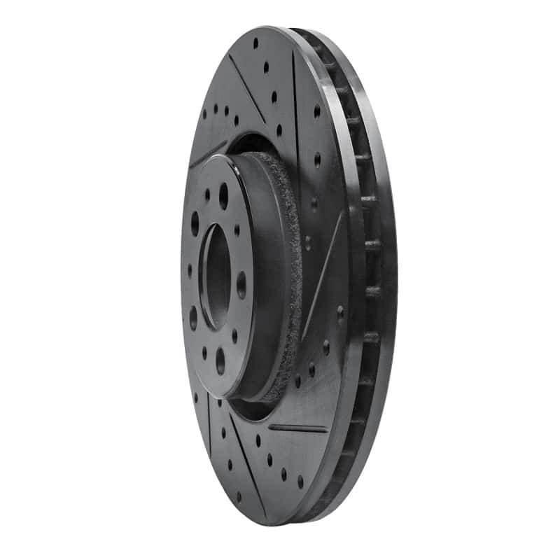 R1 Concepts — R1 03-09 Volvo XC90 Front Right Drilled & Slotted Black Brake Rotor
R1 Brake Rotor Drill - view 2