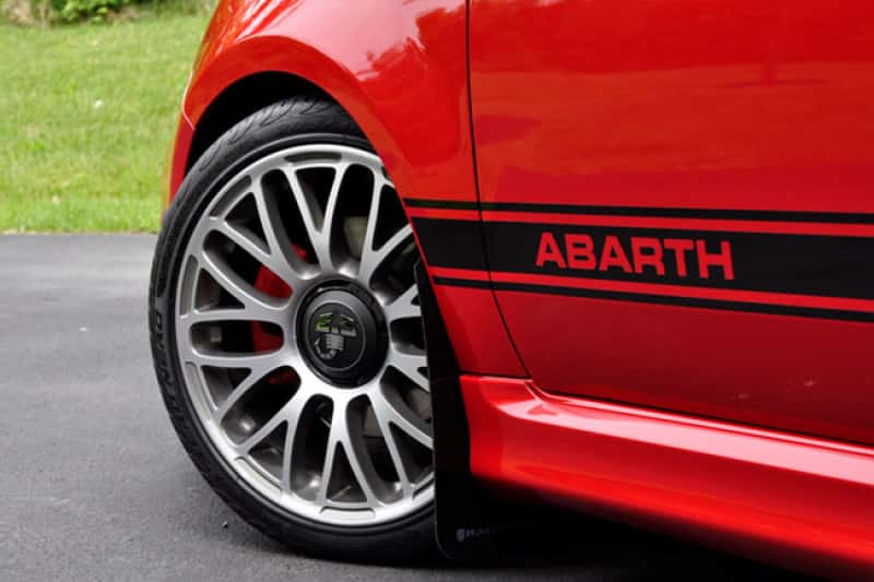 Rally Armor — Rally Armor 12-18 Fiat 500 Black UR Mud Flap w/Red Logo
Mud Flap - view 9