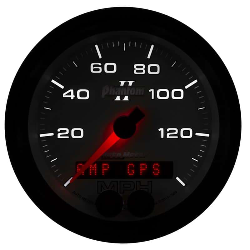 AutoMeter — Autometer Phantom II 3-3/8in 0-140MPH In-Dash Electronic GPS Programmable Speedometer
3-3/8" SPEEDO, 140 M - view 5