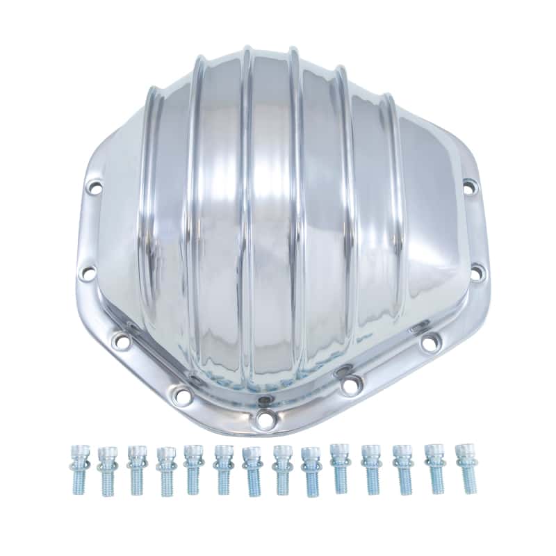 Yukon Gear & Axle — Yukon Gear Polished Aluminum Cover For 10.5in GM 14 Bolt Truck - view 3