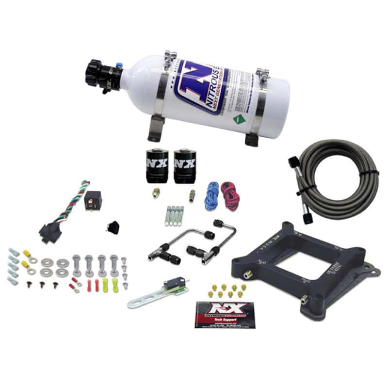Nitrous Express — Nitrous Express 4150 Gemini Stage 6 Alcohol Nitrous Kit (50-300HP) w/5lb Bottle
Injection System Kit
N2OSys - view 2