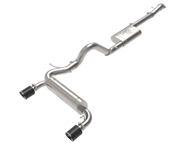 aFe — aFe 2021+ Ford Bronco L4-2.3L (t) / V6-2.7L (tt) Vulcan 3in. to 2.5in. SS Cat-Back - Carbon
Cat-Back Exhaust - view 1