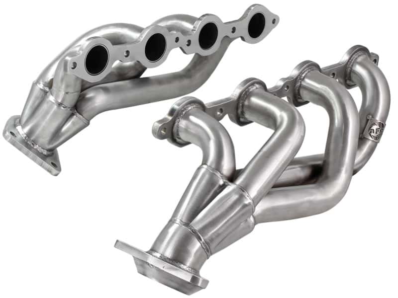 aFe — aFe Power Twisted Steel Headers 409 Stainless Steel 02-13 GM Silverado/Sierra 1500 V8 GMT800/GMT900
Twisted Steel Header - view 2