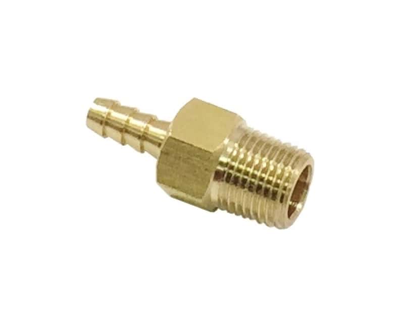 Torque Solution — Torque Solution Brass 1/8 in NPT Fitting: Universal Straight Barb - view 1