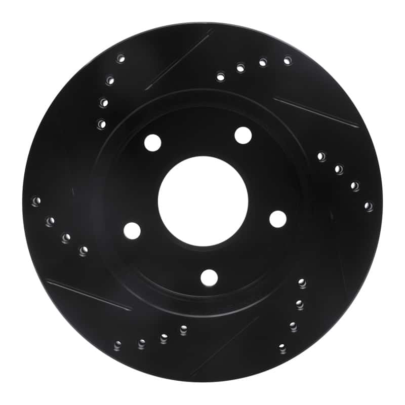 R1 Concepts — R1 79-98 Buick Riviera Rear/Front Right Drilled & Slotted Black Brake Rotor
R1 Brake Rotor Drill - view 5