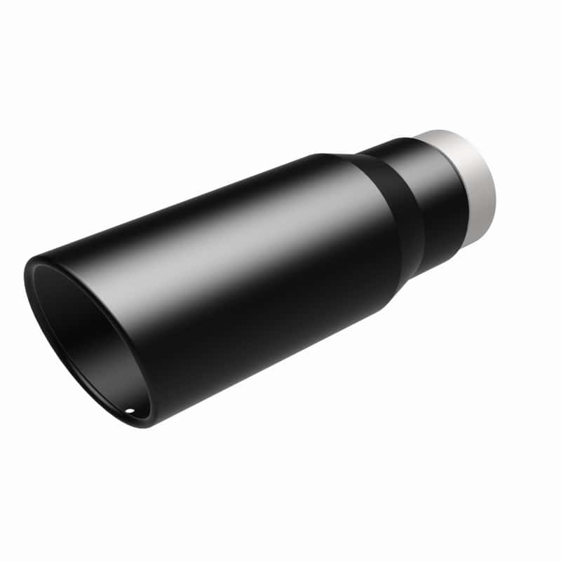 Magnaflow — MagnaFlow Tip Stainless Black Coated Single Wall Round Single Outlet 5in Dia 3.5in Inlet 14.5in L
Stainless Steel
Exhaust Tip - view 3