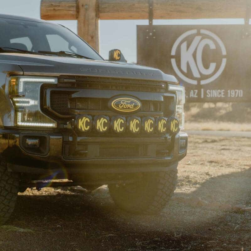 KC HiLiTES — KC HiLiTES 2017+ Ford Super Duty Gravity LED Pro6 7-Light Bar Kit - Front Bumper - view 13