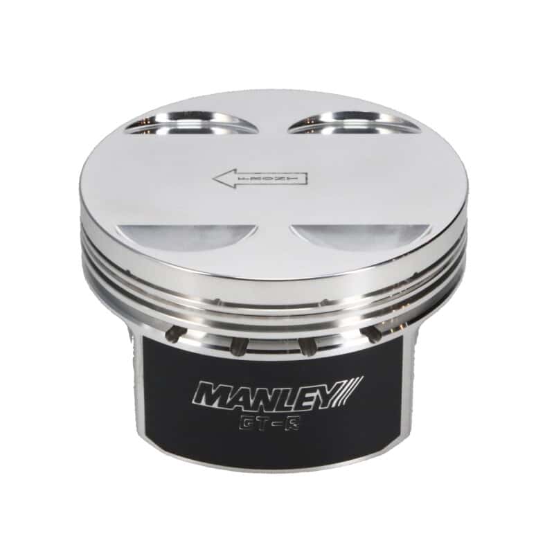 Manley Performance — Manley Nissan GTR VR38DETT 98mm Bore 88.4mm Stroke -2cc Dish Turbo Tuff Piston Set w/ Rings
Piston Set - view 8