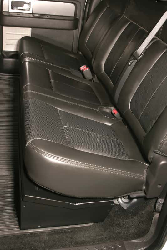 Tuffy Products — Tuffy Ford F150 Supercrew W/ Subwoofer Underseat Lockbox 2/3 Length W/ Keyed Lock For
Lockbox - view 2
