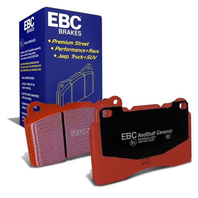 EBC — EBC 04-08 Acura TL 3.2 (Manual)(Brembo) Redstuff Front Brake Pads
Disc Brake Pad - view 2