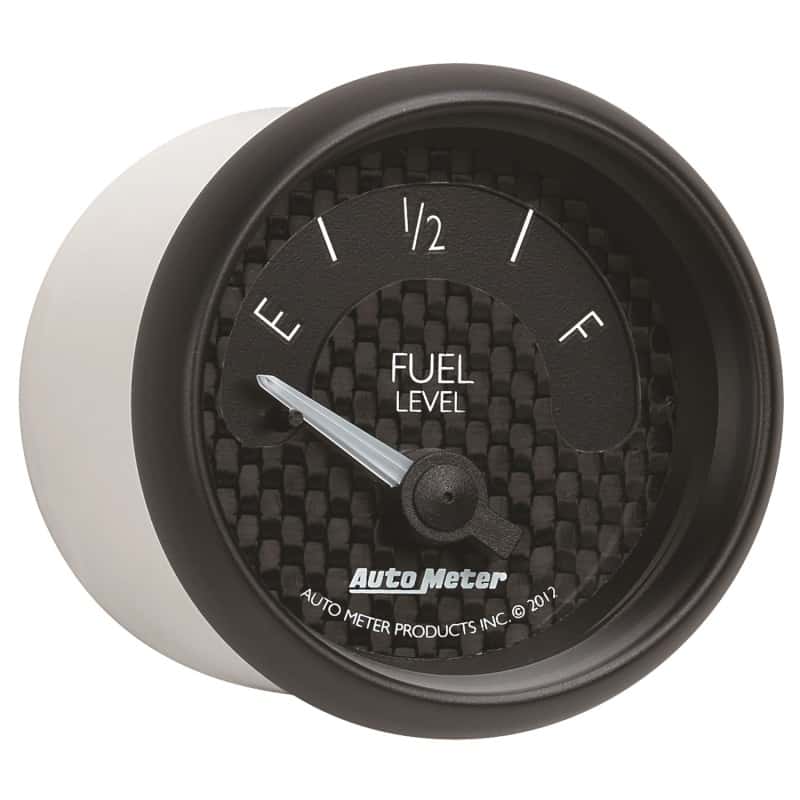AutoMeter — Autometer GT Series 52mm Short Sweep Electronic 240-33 ohms Fuel Level (For use w/ 3262)
2-1/16" FUEL LEVEL, - view 10