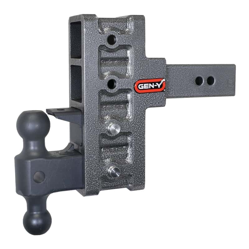 GEN-Y Hitch — Gen-Y Mega Duty 2.5in Shank 6in Offset Drop 21K Hitch w/GH-061 Dual-Ball/GH-062 Pintle Lock
Drop Hitch - view 1