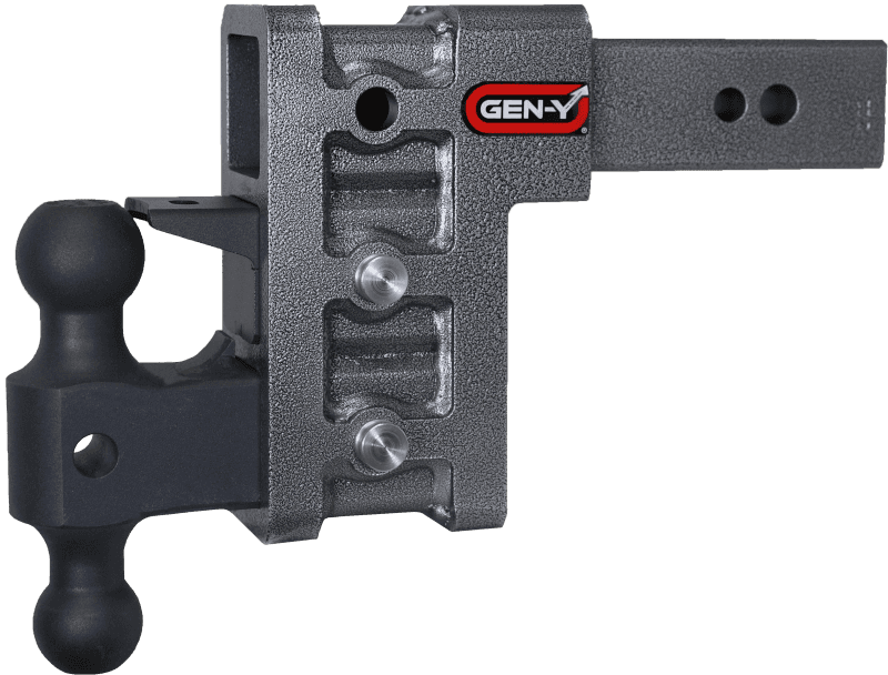 GEN-Y Hitch — Gen-Y Mega Duty 2.5in Shank 6in Drop 3.5K TW 32K Hitch w/GH-0161 Dual-Ball/Pintle Lock
Drop Hitch - view 2