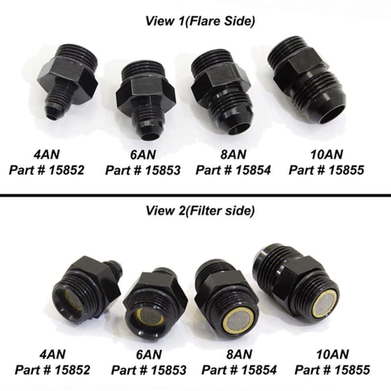 Nitrous Express — Nitrous Express 4AN to 8AN Orb Filter Fitting for Lightning 375
PipeFitting - view 1