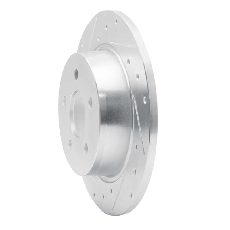 R1 Concepts — R1 1984-1987 Pontiac Fiero Rear Left Drilled & Slotted Silver Brake Rotor
R1 Brake Rotor Drill - view 2