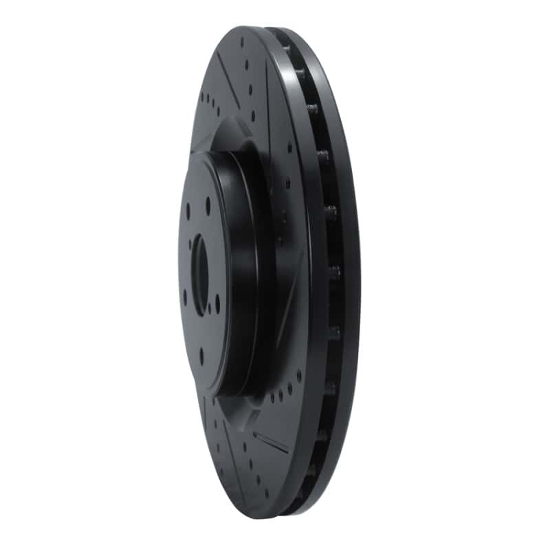 R1 Concepts — R1 18-25 Subaru WRX STI Front Right Drilled & Slotted Black Brake Rotor
R1 Brake Rotor Drill - view 2