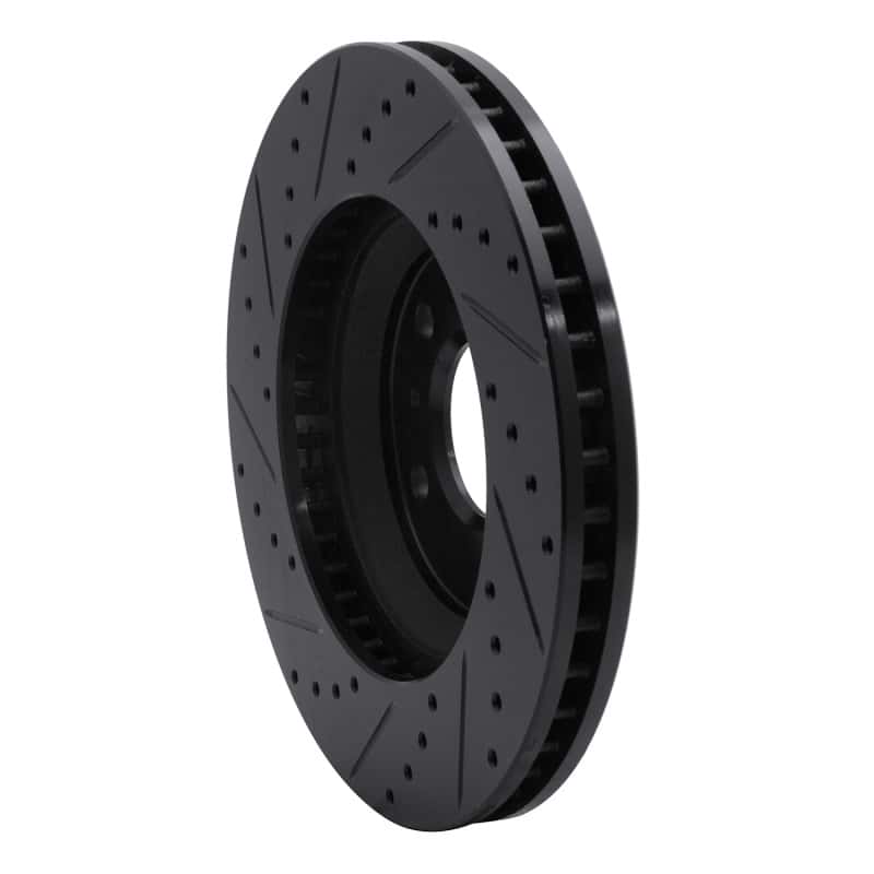 R1 Concepts — R1 06-16 Buick Lucerne Front Right Drilled & Slotted Black Brake Rotor
R1 Brake Rotor Drill - view 4
