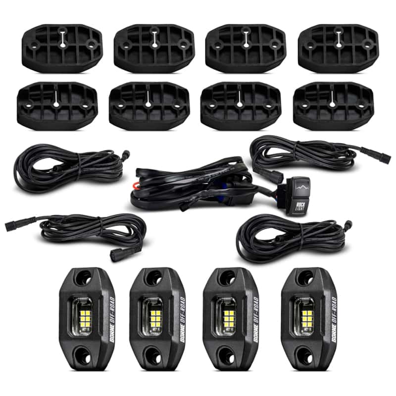 Borne Off-Road — Borne Off-Road Rock Light (Kit of 4) Short Harness - view 1