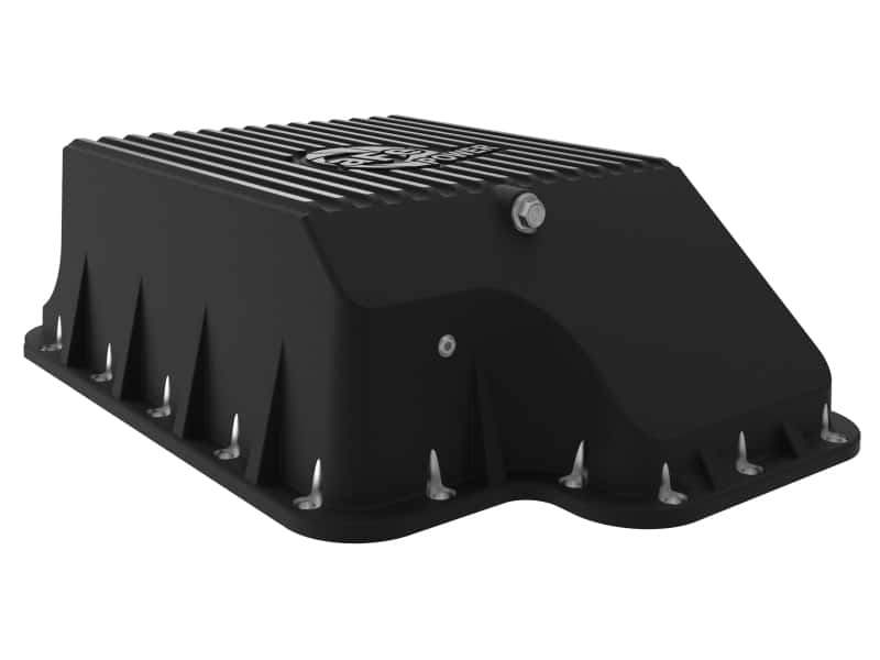 aFe — aFe Transmission Pan (Black); Ford Diesel Trucks 03-10 V8-6.0/6.4L (td)
Transmission Pan - view 4