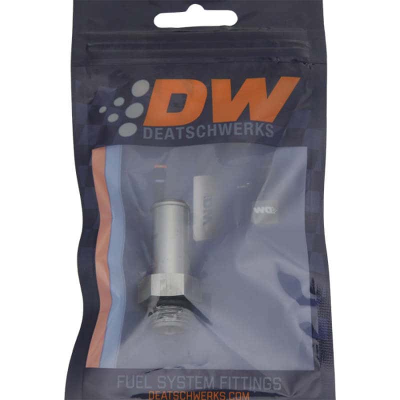DeatschWerks — DeatschWerks 6AN ORB Male To 1/2in Barb Fitting (Single Barb - Incl O-Ring) - view 2