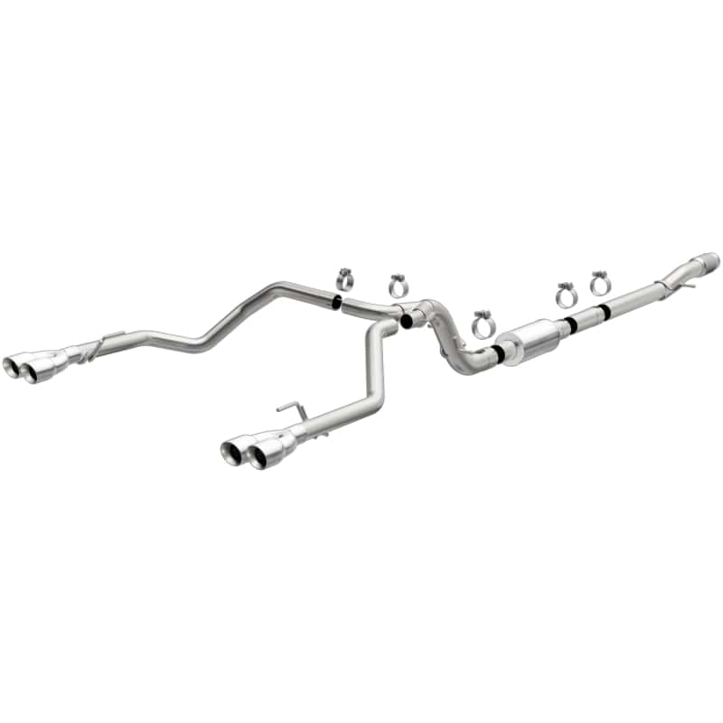 Magnaflow — MagnaFlow 2019 Chevrolet Silverado 1500 Quad Exit Polished Stainless Cat-Back Exhaust
Cat-Back - view 1