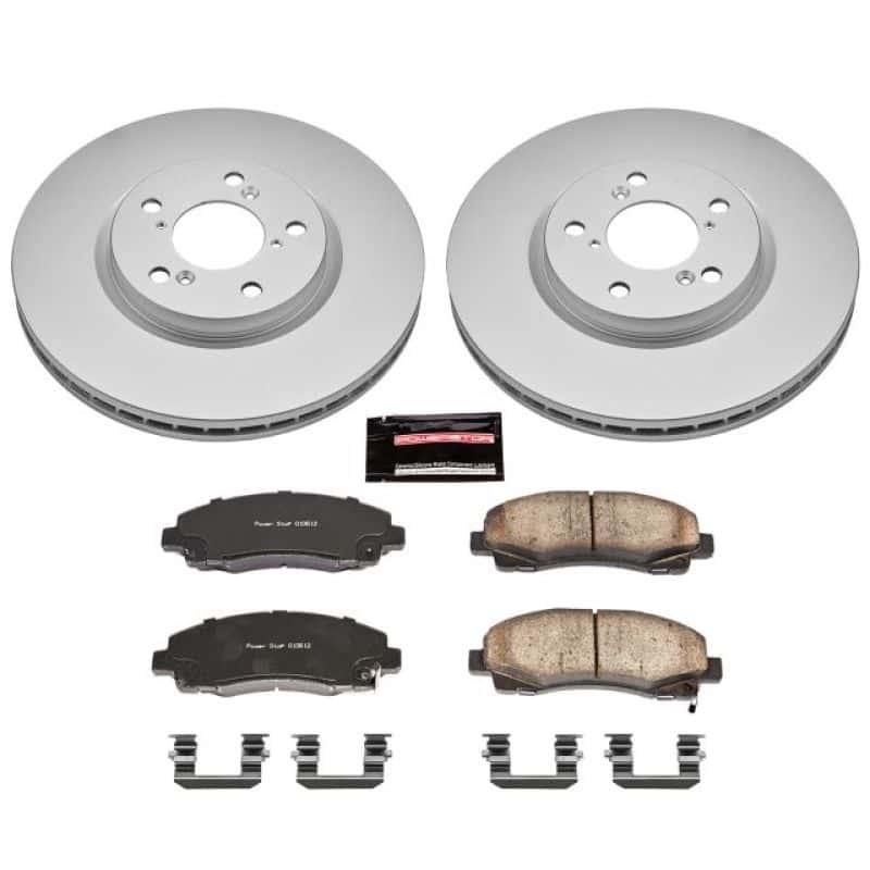 PowerStop — Power Stop 06-11 Honda Ridgeline Front Z17 Evolution Geomet Coated Brake Kit - view 1