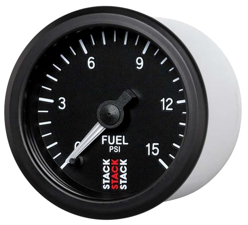 AutoMeter — Autometer Stack 52mm 0-15 PSI 1/8in NPTF Male Pro Stepper Motor Fuel Pressure Gauge - Black
Ga FP Stpr Blk 15psi - view 2