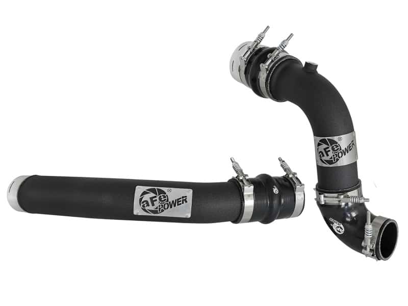 aFe — aFe Bladerunner 3in Hot and Cold Side Black Intercooler Tubes 2017 Ford Diesel Trucks V8 6.7L (td)
Charge Pipe Kit - view 1
