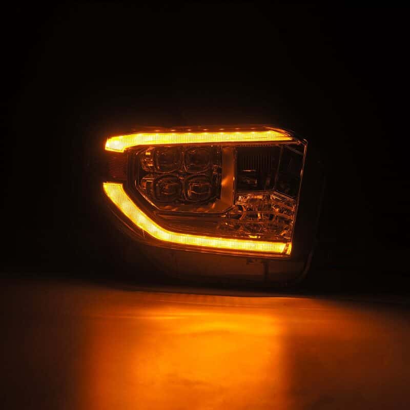AlphaRex — AlphaRex 14-21 Toyota Tundra NOVA LED Proj HL Chrome w/Actv Light & Seq. Sig + Switchback DRL
Projector Headlights - view 4