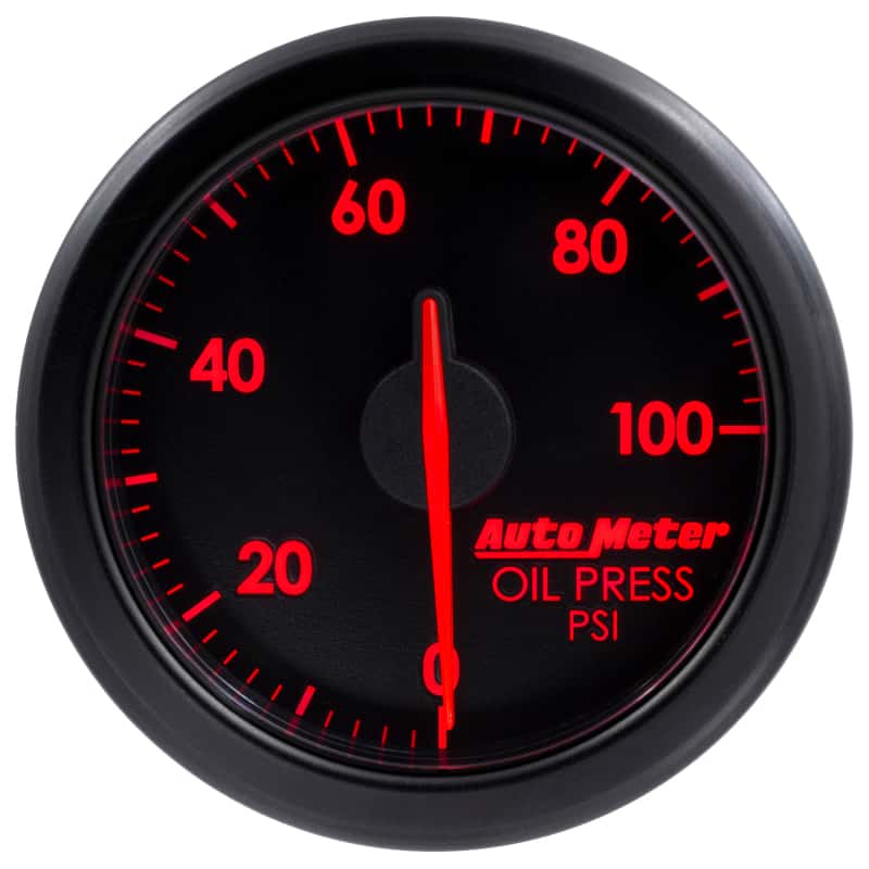 AutoMeter — Autometer Airdrive 2-1/6in Oil Pressure Gauge 0-100 PSI - Black
GA 2" OILP AIRDRV BK - view 13