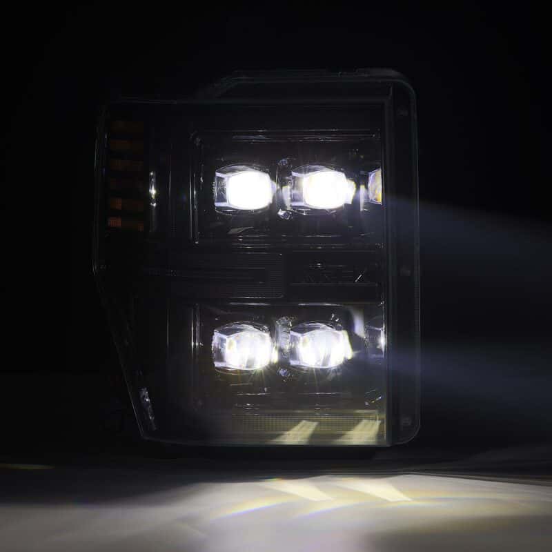 AlphaRex — AlphaRex 08-10 Ford F250-550 NOVA-Series LED Projector Headlights Alpha-Blk w/Activ Light/Seq Signal
Projector Headlights - view 3