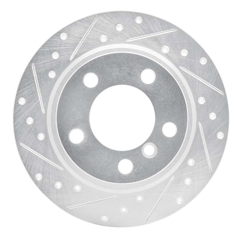 R1 Concepts — R1 11-16 Mini Cooper Paceman Rear Left Drilled & Slotted Silver Brake Rotor
R1 Brake Rotor Drill - view 1