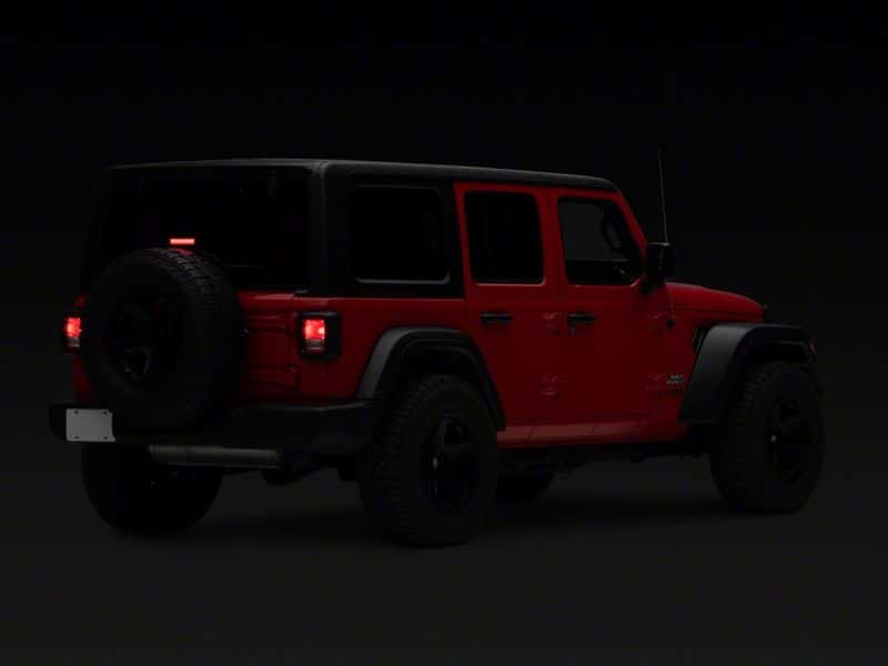 Raxiom — Raxiom18-23 Jeep Wrangler JL Axial Series Hyper Flash LED Third Brake Light- Smoked
Light - view 10