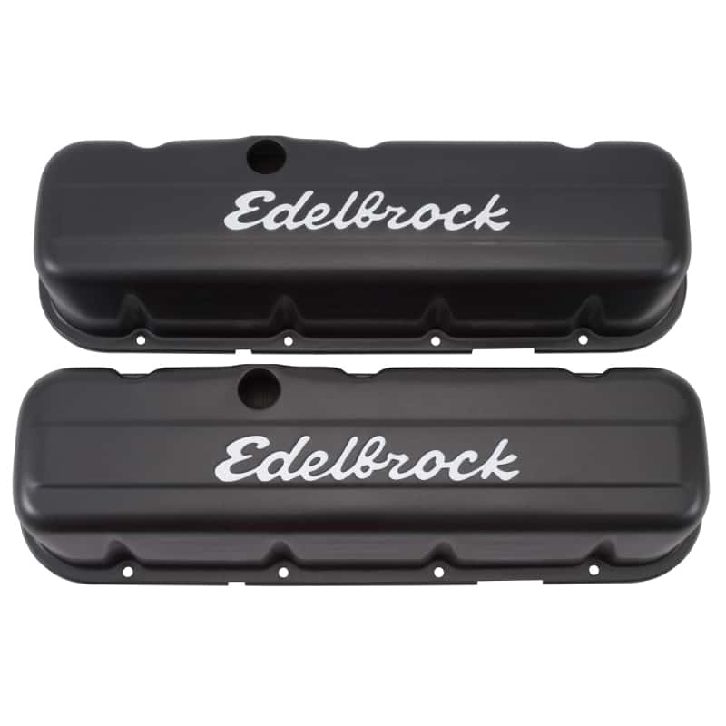 Edelbrock — Edelbrock Valve Cover Signature Series Chevrolet 1965 and Later 396-502 V8 Tall Black
CHROME/PRO-FLO - view 3