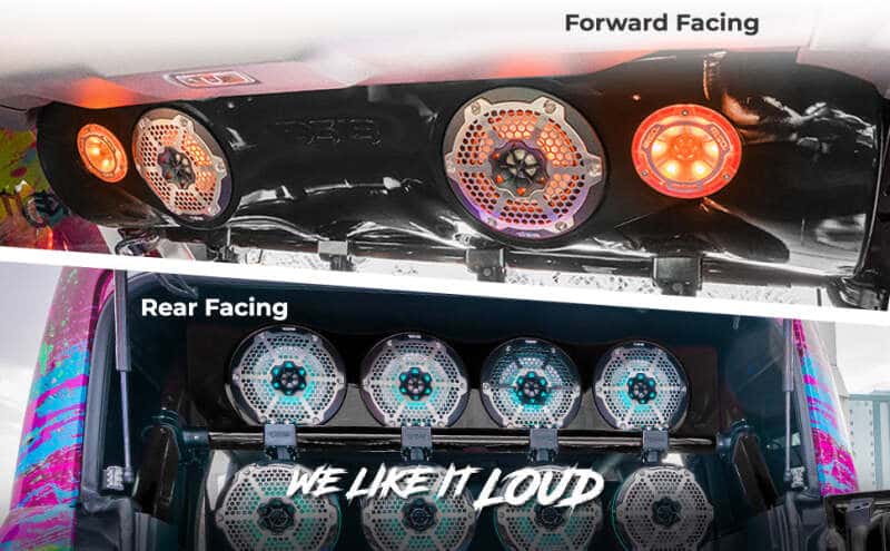 DS18 — DS18 21-25 Ford Bronco 4-Door Overhead Bar Fits 4 x 8in/2x 6.5in/2x 3.78in (Speakers Not Included) - view 6