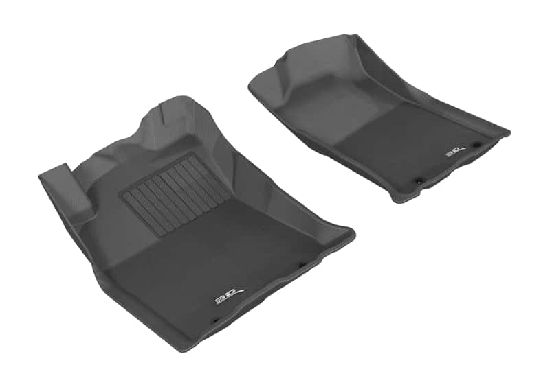 3D MAXpider — 3D MAXpider 2012-2015 Toyota Tacoma Double Cab Kagu 1st Row Floormat - Black
Floor Mat Set - view 1