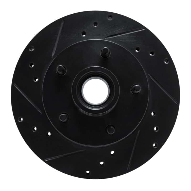 R1 Concepts — R1 78-78 Buick Regal Front Left Drilled & Slotted Black Brake Rotor
R1 Brake Rotor Drill - view 1
