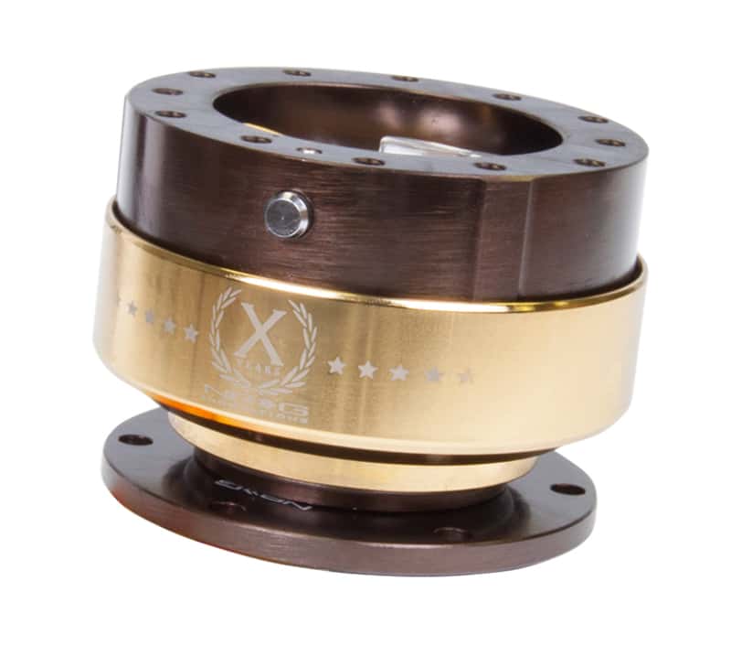 NRG — NRG Quick Release Gen 2.0 - Bronze Body / Chrome Gold Ring - view 2
