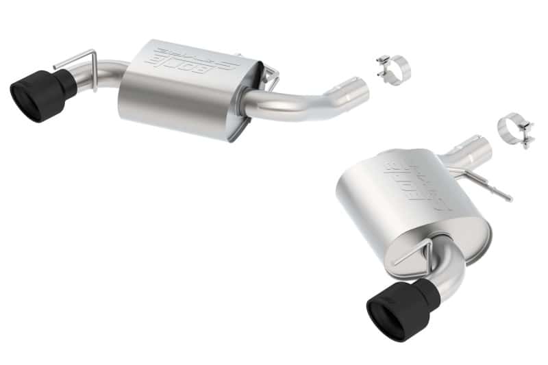 Borla — Borla 2016-2018 Chevrolet Camaro SS AT/MT RWD Ceramic Black S-Type Exhaust (w/o NPP)
Axle-Back System - view 1