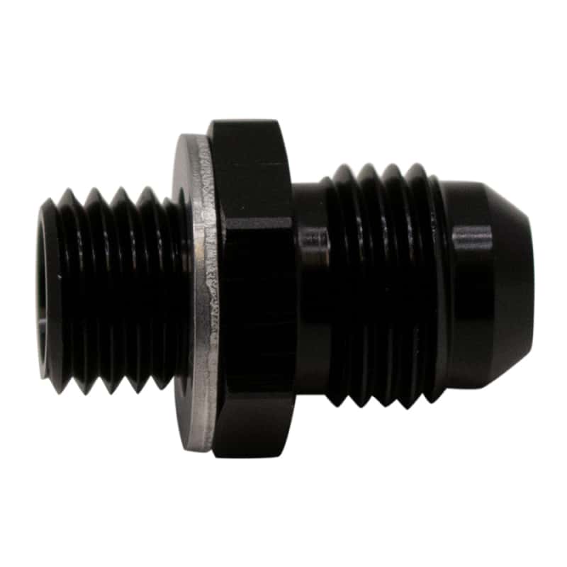 DeatschWerks — DeatschWerks 6AN Male Flare to M12 X 1.5 Male Metric Adapter (Incl Washer) - Anodized Matte Black
Lines & Fittings - view 1