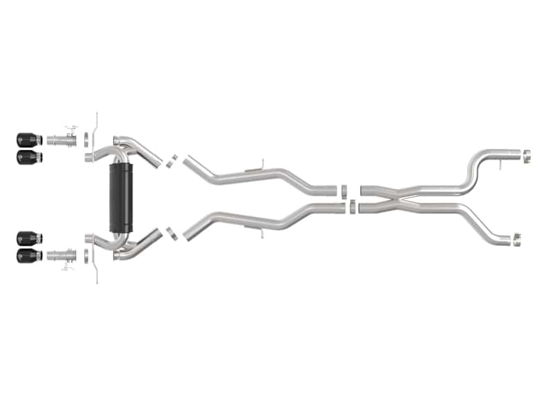 aFe — aFe 23-25 BMW M2 L6-3.0L (G87) MACH Force-Xp Cat-Back Exhaust w/ Black Tip
Cat-Back Exhaust - view 2