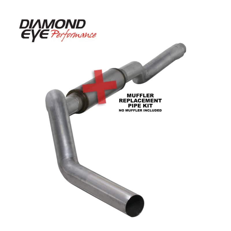 Diamond Eye Performance — Diamond Eye KIT 5in Catback MFLR RPLCMENT PIPE Single AL: 2006-2007.5 CHEVY 6.6L 2500/3500
KIT; 5in.; CB MRP SG - view 4