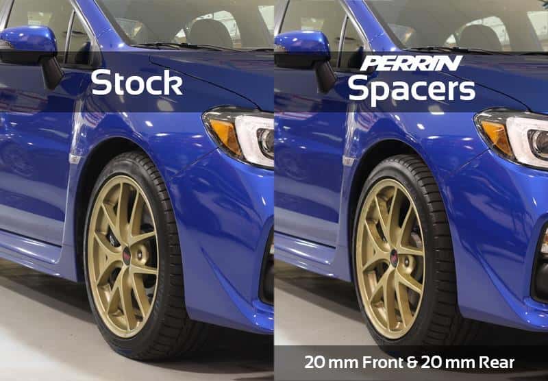 Perrin Performance — PERRIN 15-25 Subaru WRX / 05-21 STI 20mm Wheel Spacers 5x114.3 56mm CB - Pair - view 9